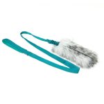 Faux fur toy - long - silver