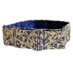 Martingale Collar gold-blue (brocade)
