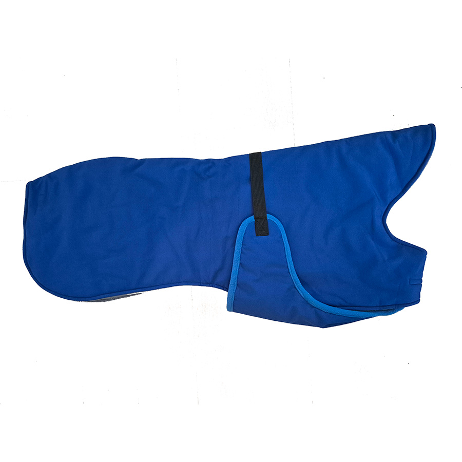 winterjasdeluxeblauw Winter coat Deluxe size 66 blue without pawprints - Image 1